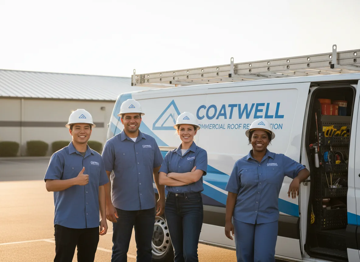 Commercial roof coating company in Guysville, OH